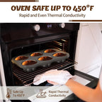 Baking Pans Set, Nonstick Bakeware Sets, Oven Pans - Image 5