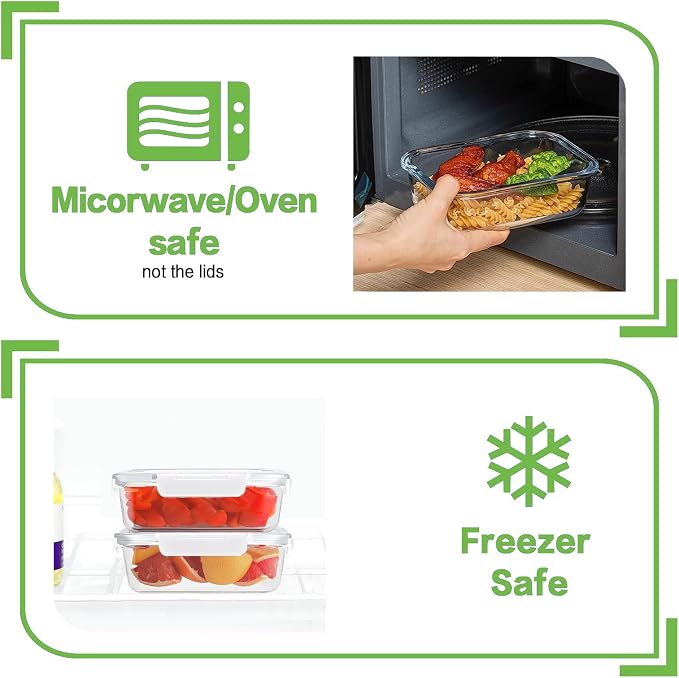 HOMBERKING 24pc Glass Food Storage Containers - Image 5