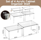 Clear Kitchen Cabinet Organizer, Acrylic Shelves - Image 7