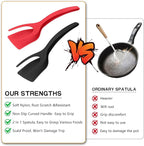 Egg Flipper Spatula Tongs 2 PCS Spatula - Image 2