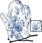 LOKMU Oven Mitts and Pot Holders Set of 3, Kitchen Decor Gifts - Image 2