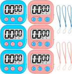 ZILLEEN Classroom Timer for Kids Teachers 6 Pack Digital Timers by ZILLEEN