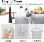 LOPNUR Kitchen Dish Drying Mat, Diatomite Coffee Mat, Super Absorbent Dish - Image 9