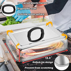Rectangular Melting Dome 2Pcs, HaSteeL 13.3 X 9.8In Stainless Steel Bating - Image 3