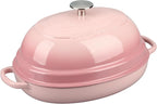 EDGING CASTING Enameled Oval Cast Iron Dutch Oven Pot - Image 7
