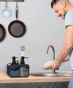 Kitchen Hand Soap and Dish Soap Dispenser Set, Dual Soap Dispenser - Image 7