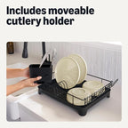 Amazon Basics Stainless Steel Dish Drying Rack, 15.2 x 11.6 x 4 in. - Image 5