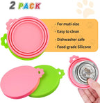 Lydia’s Deal Pet Food Can Covers 2-Pack, Universal Size – One Lid Fits 3 Pet - Image 9