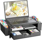 OPNICE Laptop Stand Desk Organizer, 2-Tier Metal Monitor Stand Riser - Image 9