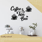 Queekay 7 Pieces Coffee Bar Sign Rustic Wall Decor Art Wooden Sign - Image 6