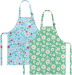 2 Pack Kids Apron, Cute Cooking Aprons, Waterproof Art Apron by XLSXEXCL