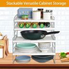 2 Pack Pantry Organization and Storage, Expandable Foil and Plastic Wrap - Image 4