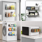 Mystozer 6 Pack Magnetic Spice Rack Organizer, Space Saver - Image 3
