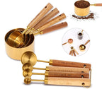 Gold Measuring Cups and Spoons Set by ANDGELOO