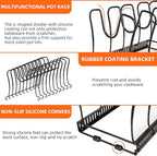 Pot Rack Organizer -Expandable Pot and Pan Organizer - Image 4