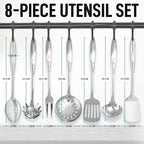 Zulay Kitchen Stainless Steel Cooking Utensil - Image 3