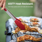 U-Taste Kitchen Tongs, 7/9/12 inches Cooking Tongs, - Image 3