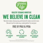 GreenLife Nonstick 8" Frying Pan Skillet, Non-Toxic PFAS-Free Ceramic Nonstick - Image 8