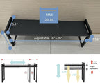 Expandable Cabinet Shelf Organizer 16-26" L Stackable Kitchen Counter Shelf - Image 3
