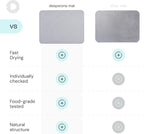 Deepstone Diatomite Stone Dish Drying Mat – Fast-Drying Natural Diatomaceous - Image 8