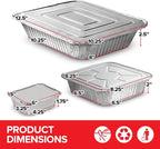Stock Your Home Disposable Foil Pans - Image 3