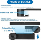 YONGAIJIA New Upgrade 4 Pack Adjustable Pot Lid Holder, Lid Organizer Fits 6" - Image 4