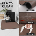 Bloss Coffee Mat, Bar Mat, Hide Stain Absorbent Drying Mat - Image 7