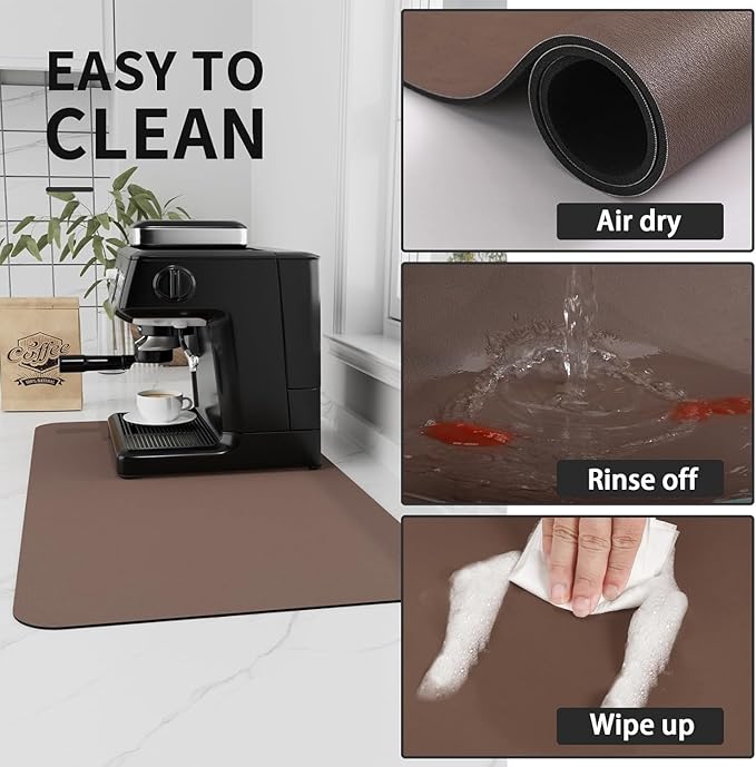 Bloss Absorbent Coffee Mat, Dish Drying Mat - Image 8