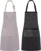 Syntus Apron for Men Women, Adjustable Cooking Kitchen Chef Aprons by Syntus