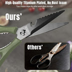 Kitchen Scissors All Purpose, Extra Sharp Kitchen Shears - Image 8