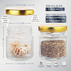 Folinstall 60 Pack Small Glass Jars - Image 4