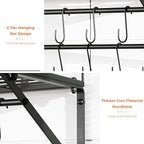 OROPY 31 Inch Wall Mounted Pot Rack Storage Shelf - Image 4