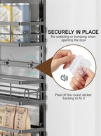 Delamu 9-Tier Over the Door Pantry Organizer, Adjustable Pantry Door Organizers - Image 7