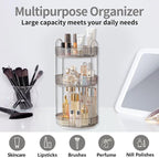 Asayuee 360 Rotating Makeup Organizer, 3 Tier Large Capacity Make Up Organizers - Image 7