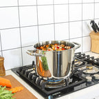 Rorence Stainless Steel Stock Pot, Tri-Ply Base Large Pot Induction Cooking Pot - Image 7
