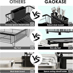 GAOKASE Dish Drying Rack, Stainless Steel-Dish Rack, Dish Racks - Image 3
