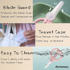 Baby Food Scissors with Travel Case, Ceramic Food Scissors Kids, Toddler - Image 4