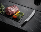 WIZEKA Carving Knife-10 Real Damascus Breaking Knife, Razor Sharp Butcher knife - Image 5