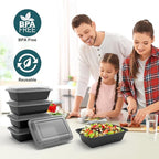 WGCC Meal Prep Containers, 50 Pack Extra-thick Food Storage Containers - Image 3