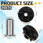 Honoson 2 Set 3587 Standard Magnetic Impeller & 3220 Bearing Sleeve Combo Pack - Image 2