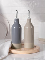 famiware Milkyway 16oz Ceramic Olive Oil Dispenser Bottle, Olive Oil and - Image 7