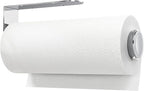 theaoo Paper Towel Holder Under Cabinet, One-Handed Tear Wall Mount Paper Towel - Image 8