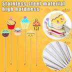 6pcs Cake Test for Baking, Durable Stainless Steel Cake Test Stick Baking - Image 4