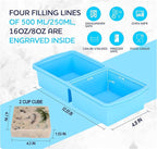 Silicone freezer molds, 2-cup Silicone Freezer Trays - Image 7