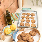 P&P CHEF 12.5 Inch Baking Cookie Sheet, Oven Pan Tray Stainless Steel Sheet Pan - Image 6