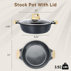 GiPP 4QT Nonstick Stock Pot - Image 2