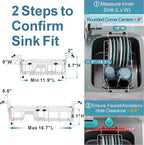 GSlife Small Over the Sink Dish Drying Rack - Image 2