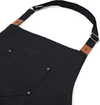 Cotton Canvas Apron for Women & Men – Adjustable Neck Strap & Waist Ties - Image 7