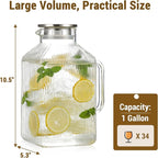 1 Gallon thickened Square Glass Pitcher - Image 3