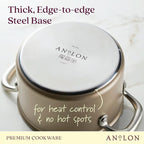 Anolon Ascend Hard Anodized Nonstick Saucepan/Saucepot and Lid - Image 6